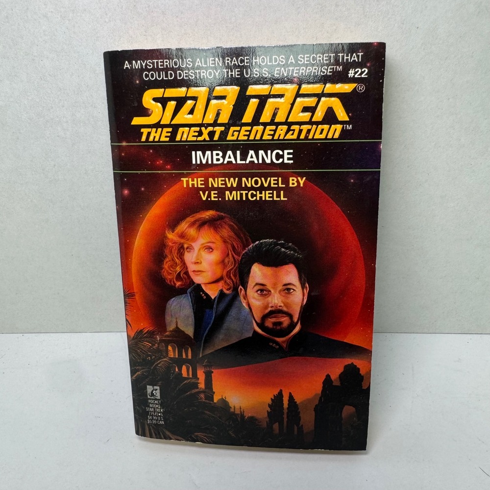 Star Trek: The Next Generation Imbalance Novel #22 V.E. Mitchell Pocket Book '92